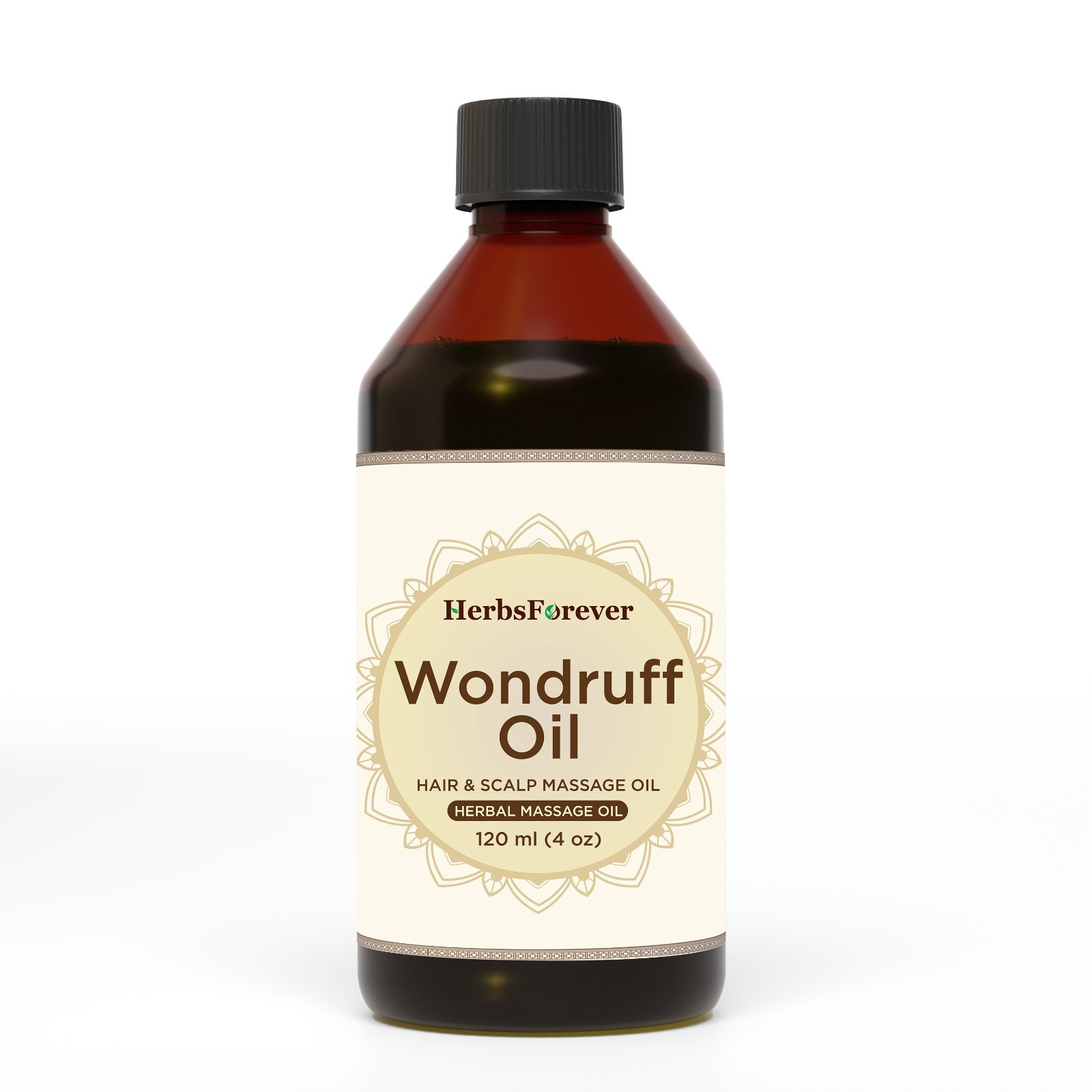 Wondruff Oil – Hair Oil – Good for Hair Massage – Vegan – 4 fl oz – 120 ml