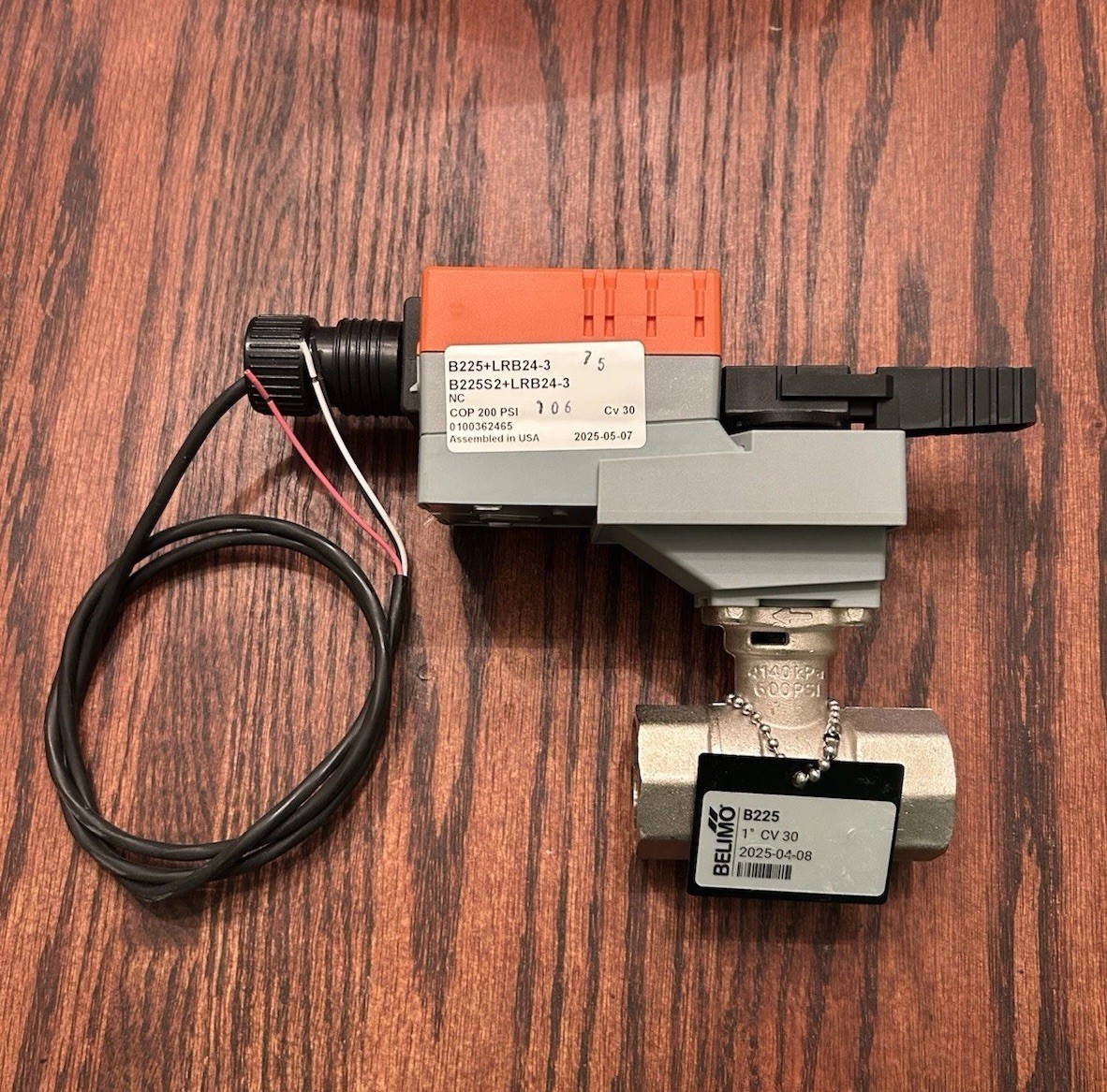 Belimo LRB24-3 w/B225. Damper actuator. See Description.