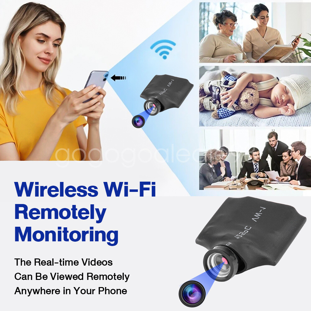1080P HD Mini DIY WIFI Camera Remote View Video Recoder Home Security Camcorder