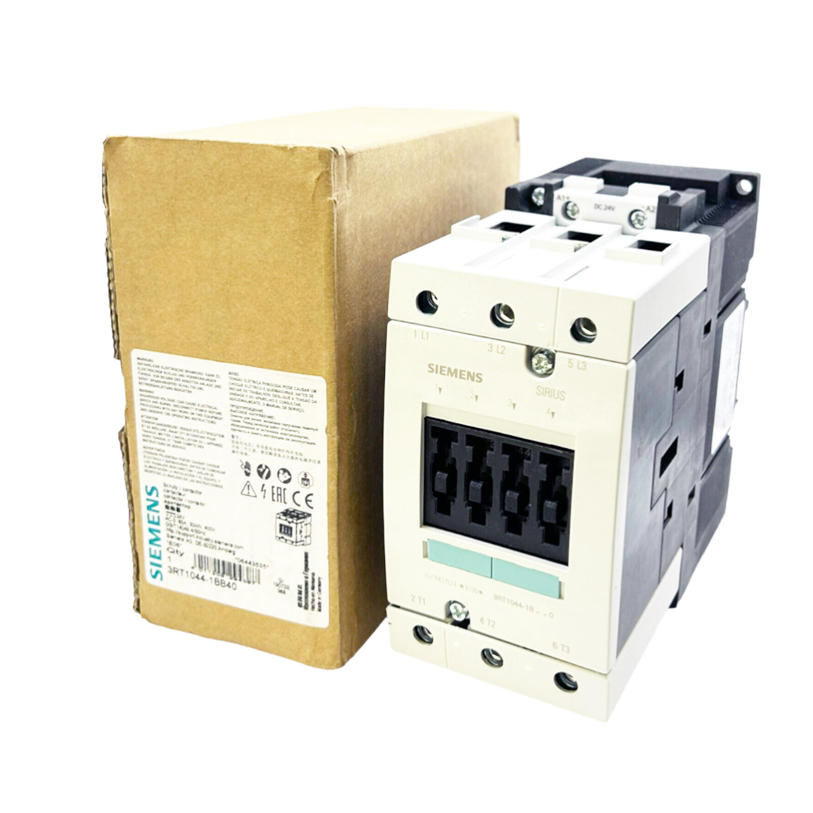 New In Box SIEMENS 3RT1044-1BB40 3RT10441BB40 Contactor
