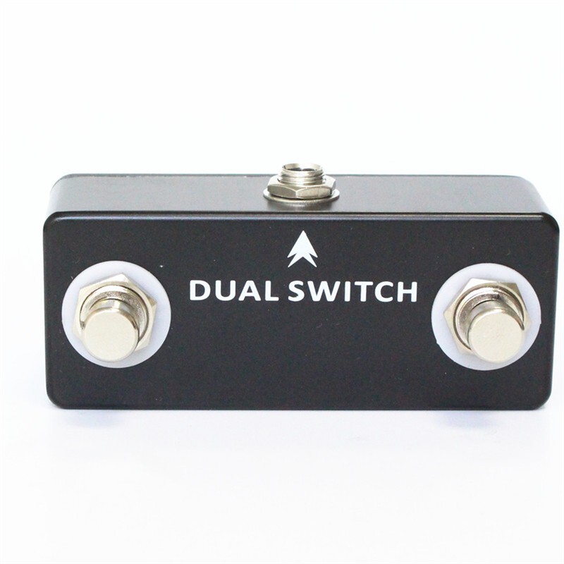 Dual Switch Guitar Effects Pedal Stereo Jack Dual Momentary Footswitch Mosky