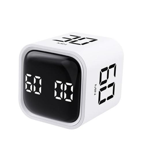 Rotating Pomodoro Timer 5,10,30, 60 Minutes Preset,Desk Productivity Flip