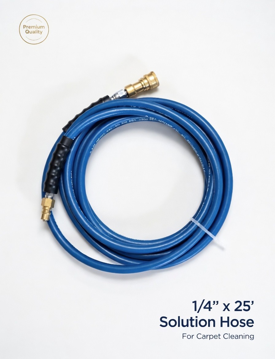 carpet cleaning JetClean America solution hose 1/4" x 25'  3000 PSI FREESHIPPING