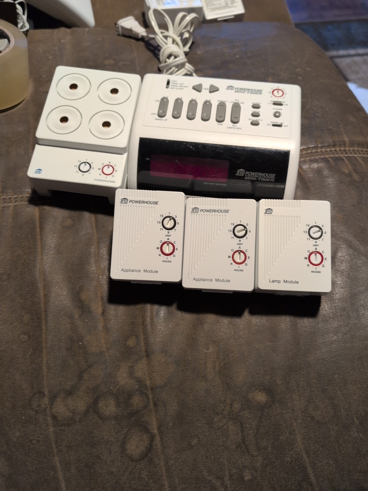X-10 Powerhouse Mini-Timer Control Center MT10A + 2 Appliance Modules And More