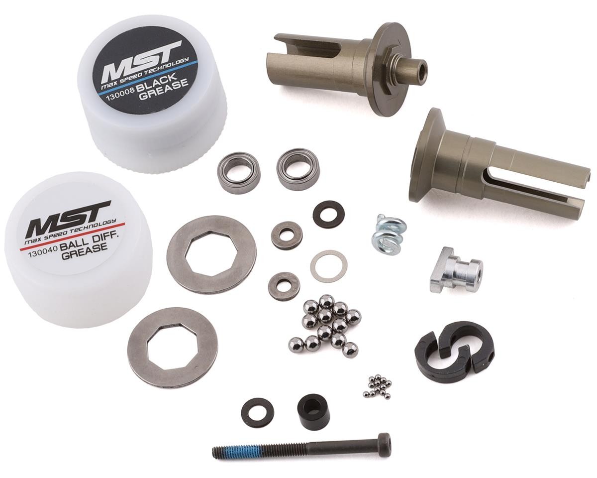 MST RMX 2.0 alum. spur gear ball diff. set [MXS-210644]