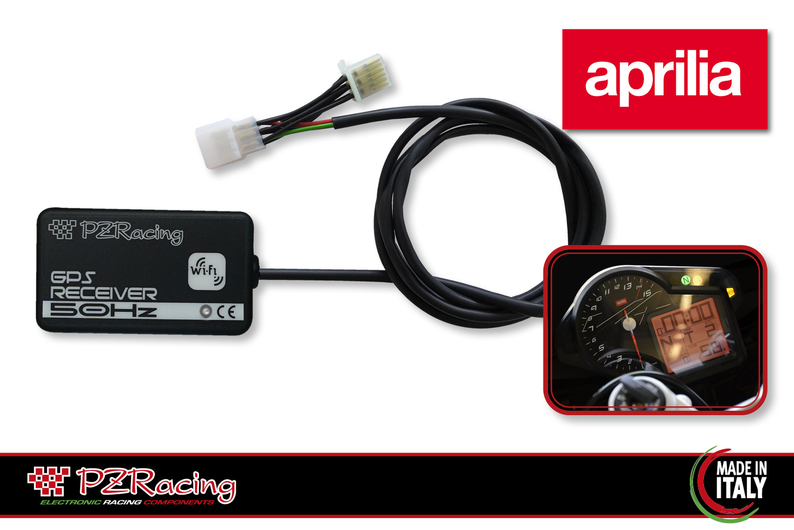 USA AP701 A2-TRONIC PZRACING GPS RECEIVER 50HZ FOR APRILIA Tuono V4 1100 RR 2015