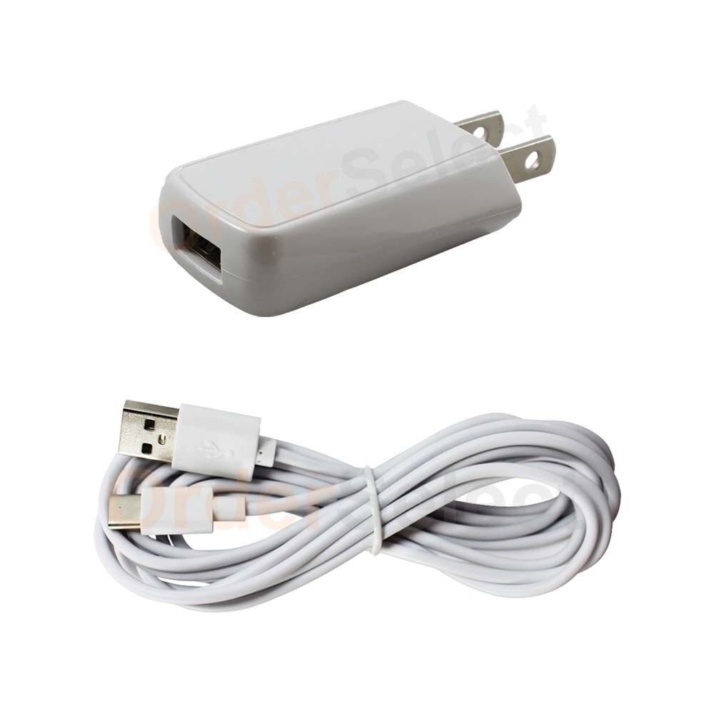 USB 10' Type C Cable+Wall Charger Mini for Google Pixel 6 / 7 / 8 / Pro / Fold