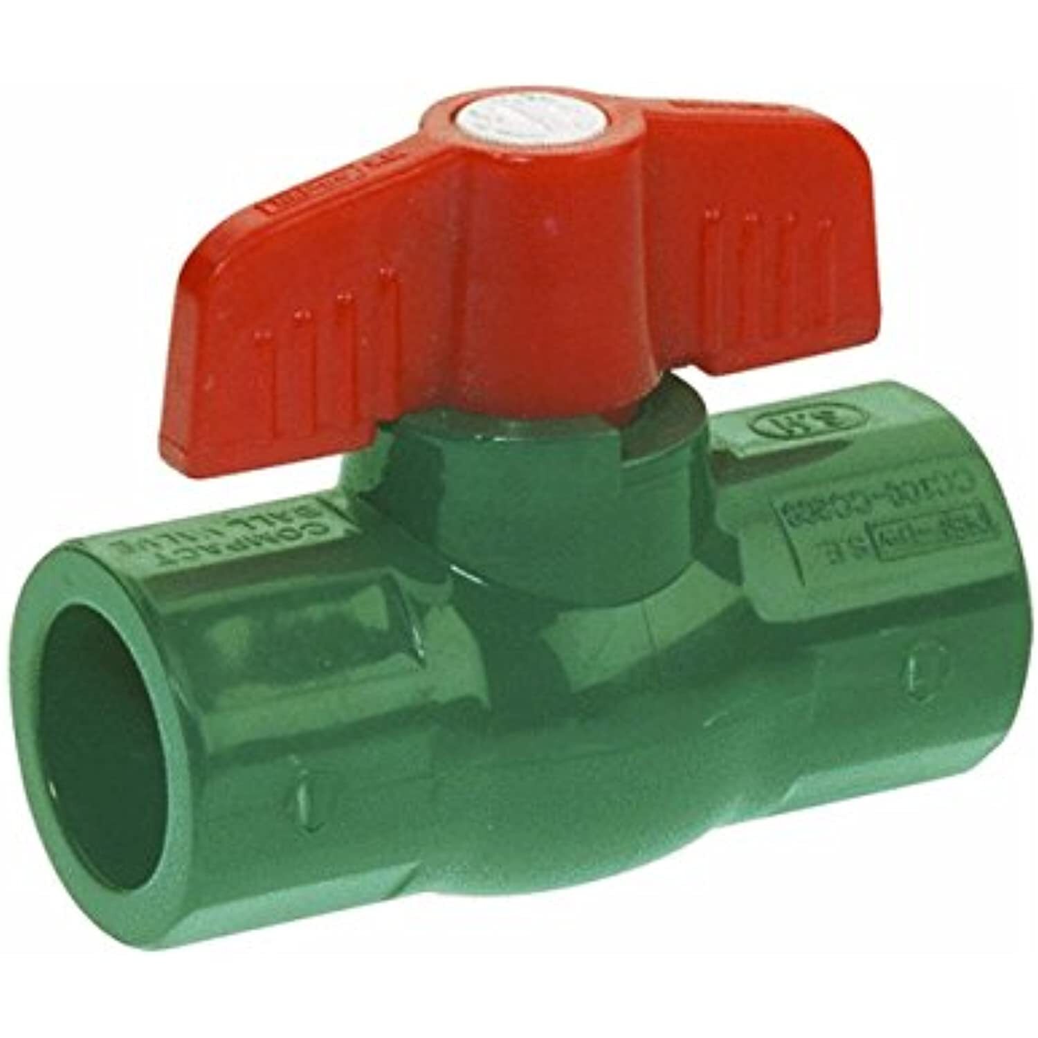 B & K 107-607 Muellar # 11/2" Solv Ball Valve, 1-1/2" S x 1-1/2" S