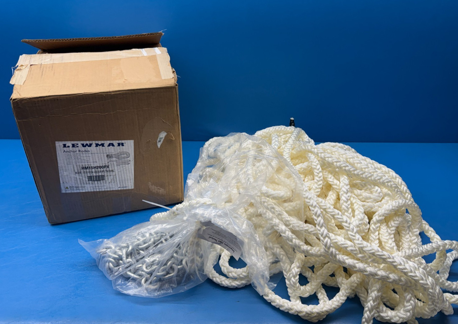 Lewmar HM15H200PX 15' 5/16" G4 Chain Premium Pre-Made Anchor Rode