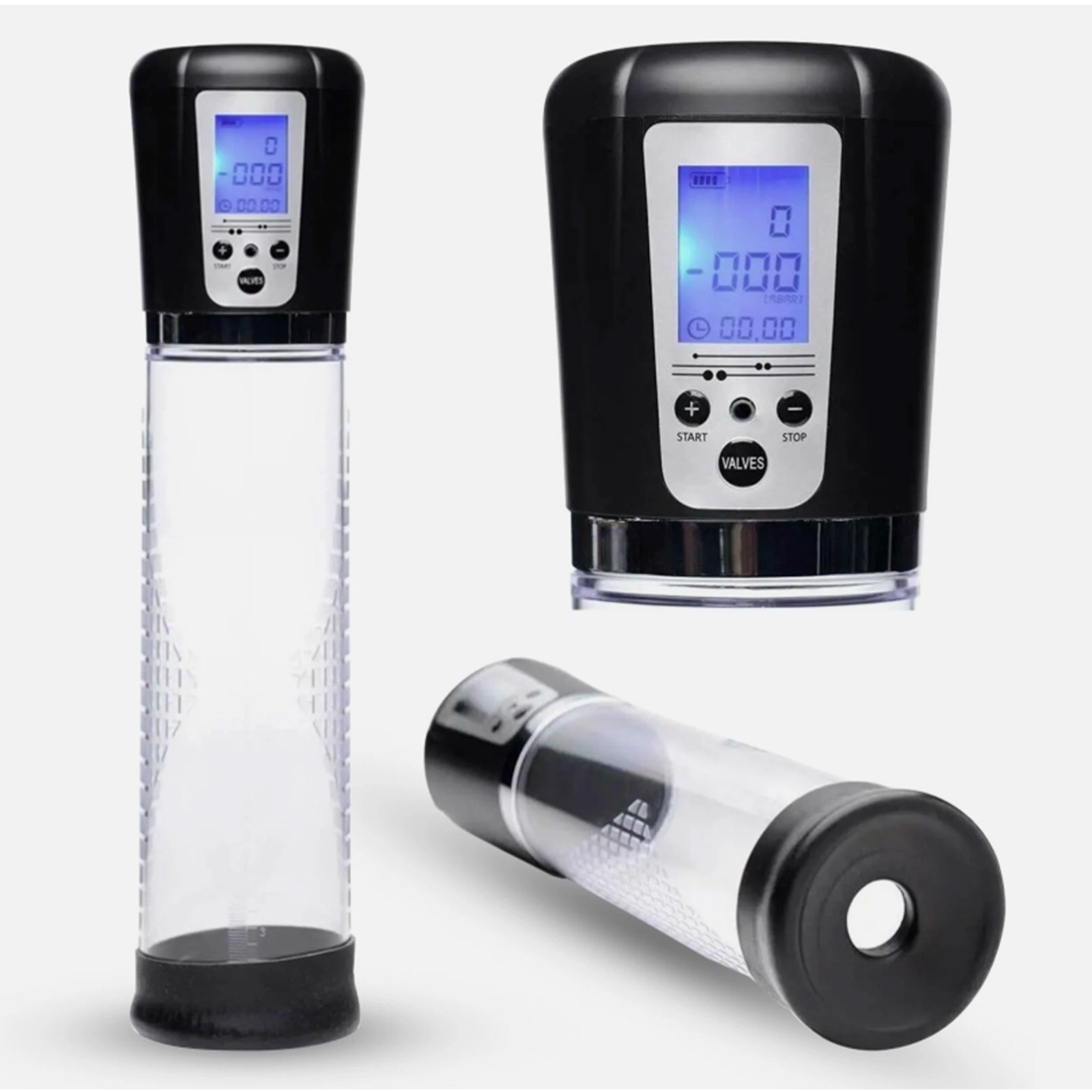 Vacuum Electric Penis Pump Digital rechargeable Male Men Penis Enlarger Growth