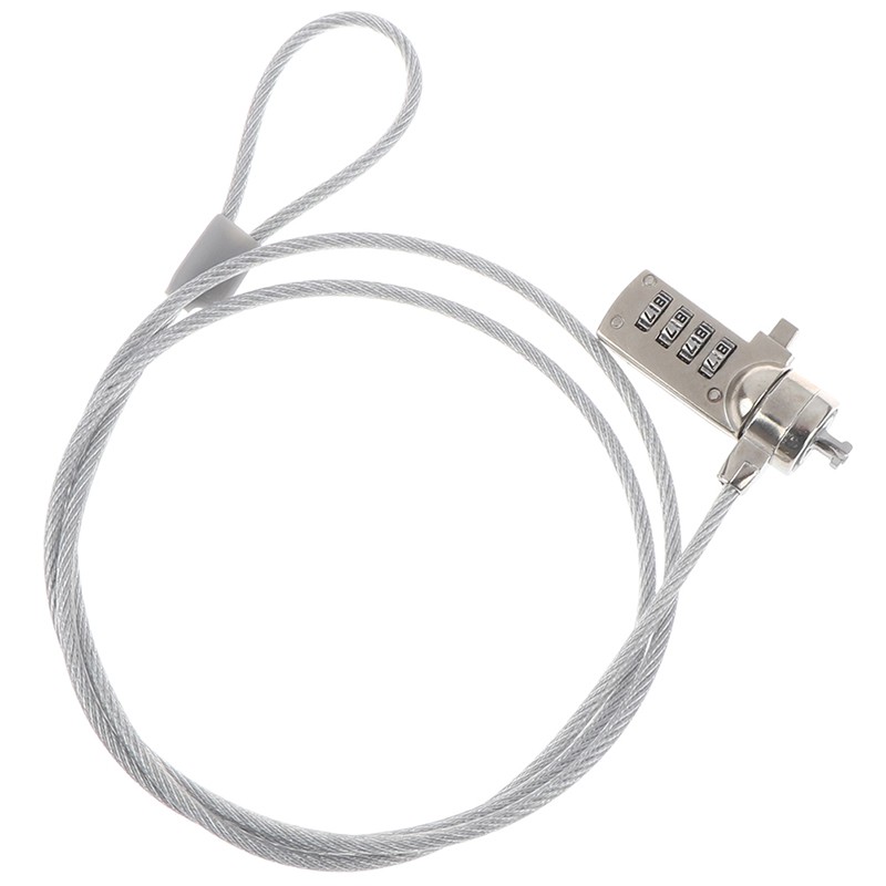 4 Digit security password computer lock anti-theft chain for notebook pc lapt XN