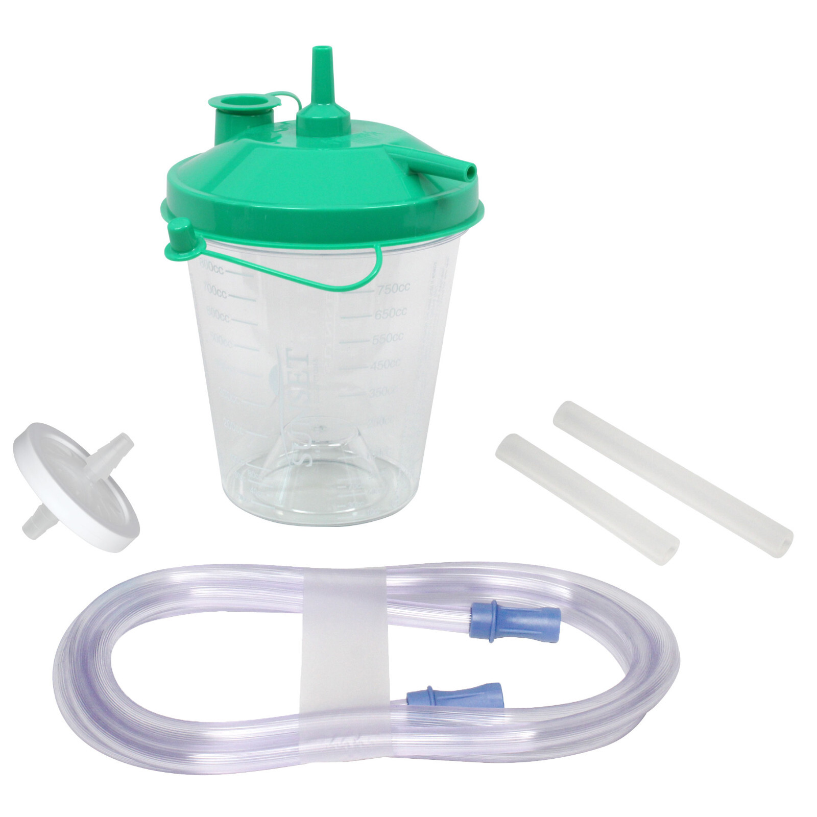 Sunset Suction Machine Canister, Tubing, Filter connector Full Kit for all Units
