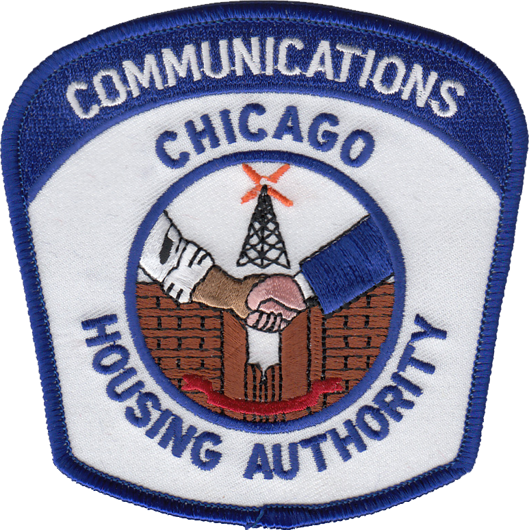 CHICAGO HOUSING AUTHORITY POLICE SHOULDER PATCH: Communications