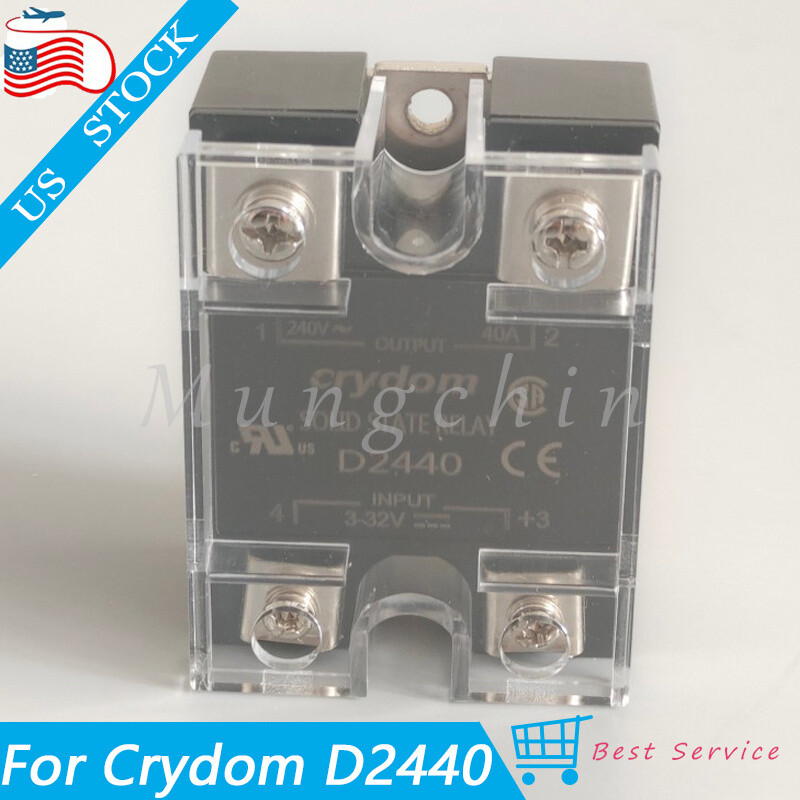 For Crydom D2440 Module Input 3-32V Output 40A 240V Solid State Relay SSR