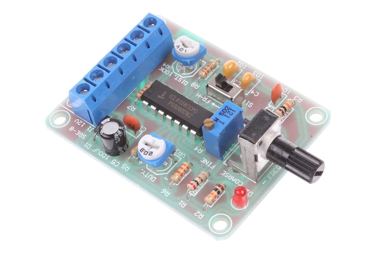 Signal Generator DC12V 50-5KHz Adjustable Frequency Sine Triangle Square