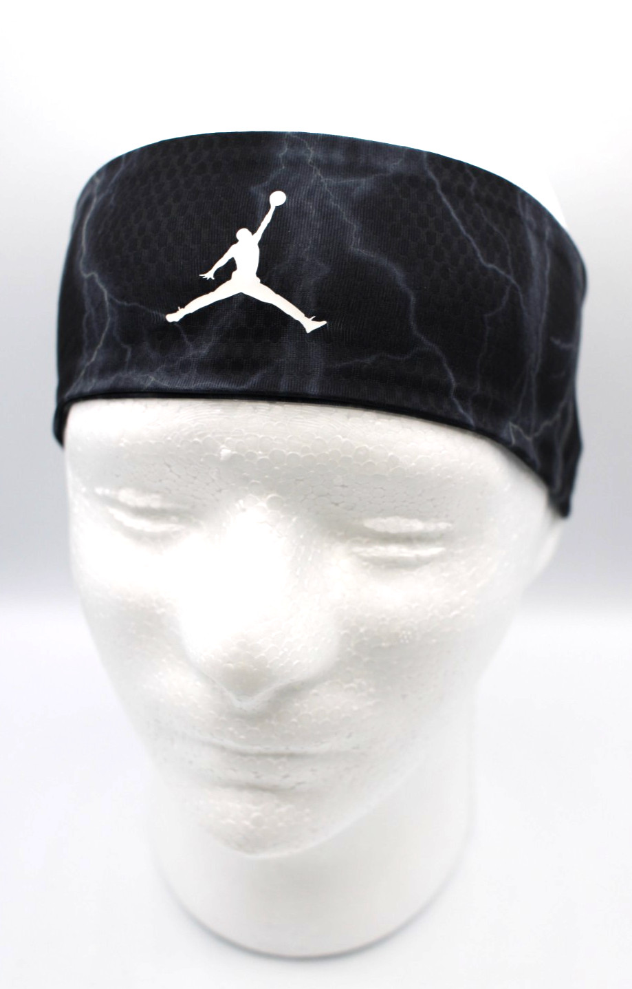 Nike Jordan Dri-Fit Fury Headband Men's OSFM Printed Black/Anthracite/White