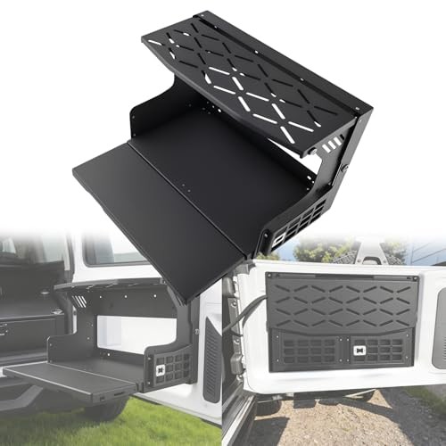 Rear Door Tailgate Table and Molle Panel for 2021 2022 2023 2024 2025 Ford