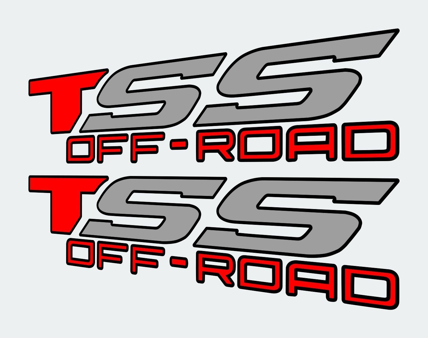 TSS Off Road decals stickers tundra Tacoma truck bed side sport replace TSSORV2M