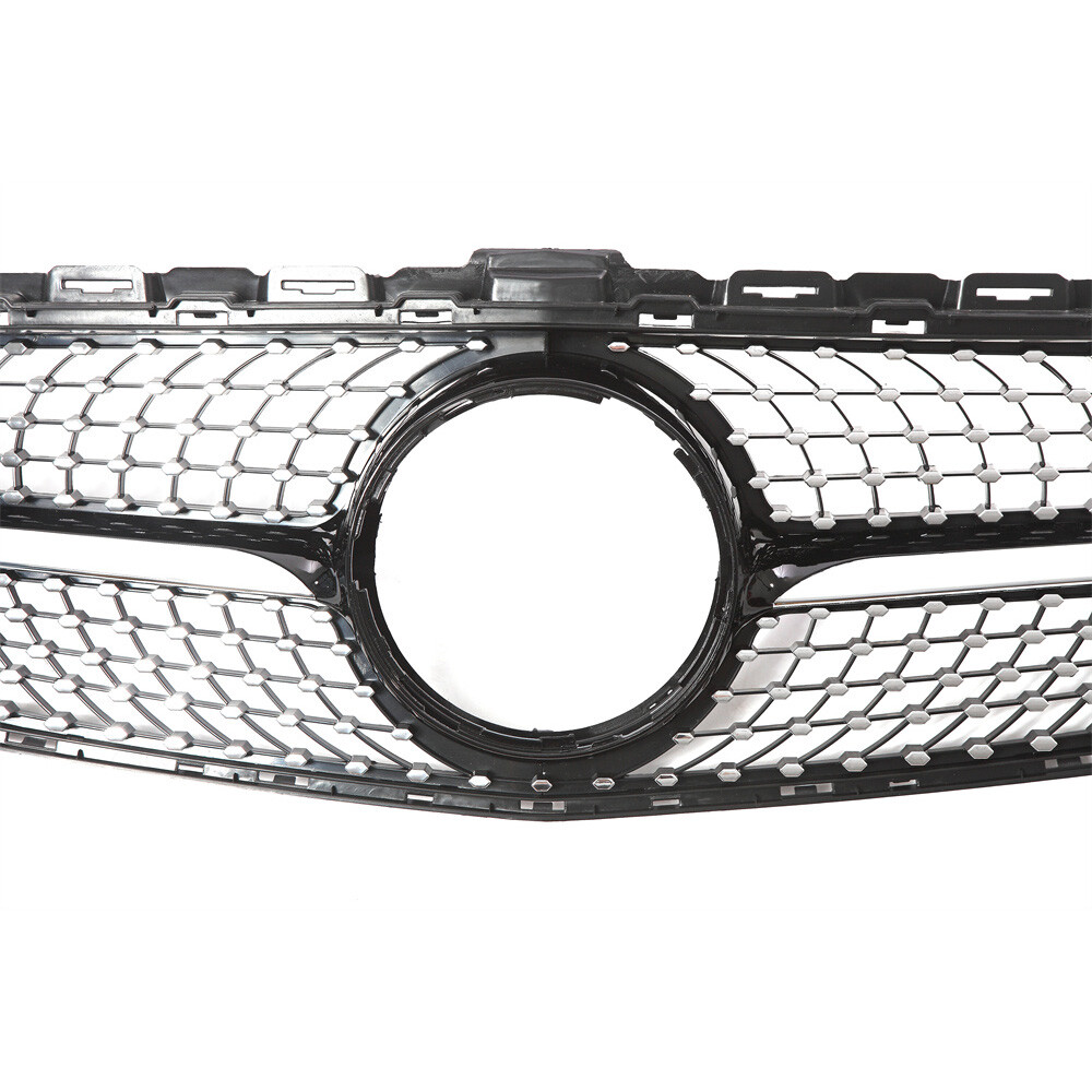 Front Bumper Grill Grille For Mercedes Benz 2015-2018 W205 C250 C180 C200 C300
