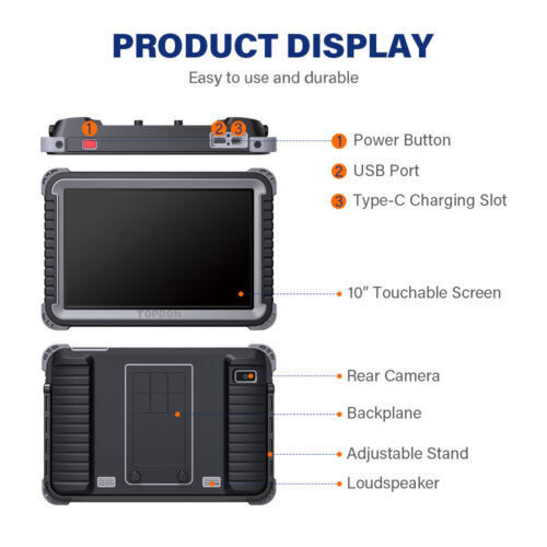 TOPDON OBD2 Scanner Phoenix Plus 2.0 Bidirectional Automotive Diagnostic Tool