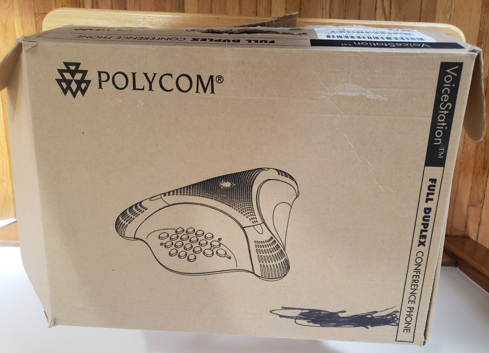 POLYCOM Voicestation 300 CONFERENCE PHONE Mint Condition, Instructions and Box