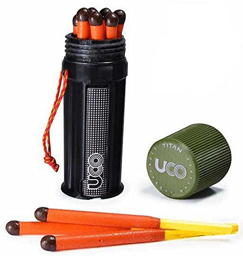 Bundle - 2 Items: 1 Titan Stormproof Match Kit and 1 Box Titan Stormproof Mat...