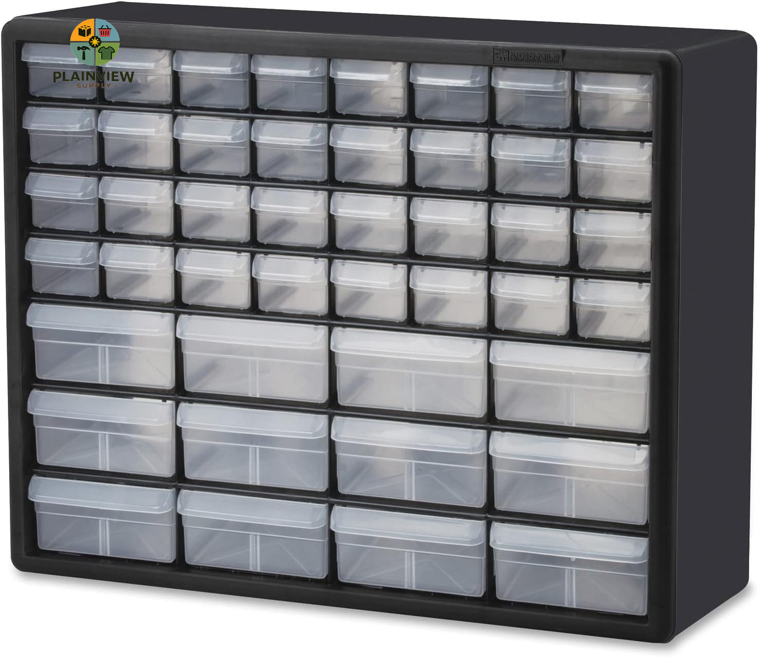 44-Drawer Plastic Drawer Storage Cabinet for Garage Organization, Bead Organizer