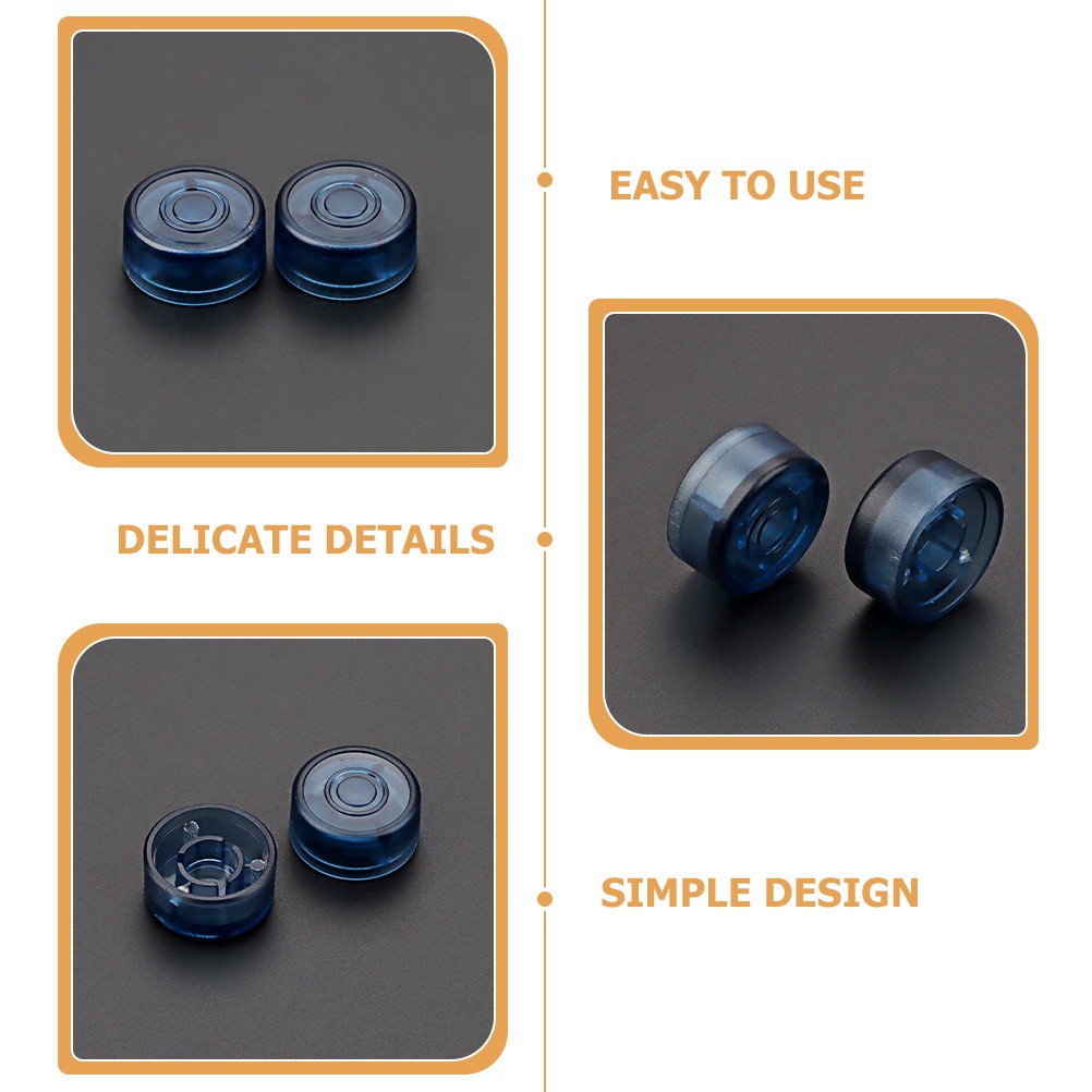 2Pcs Navy Guitar Effects Pedal Caps Plastic Footswitch Toppers Easy Installation