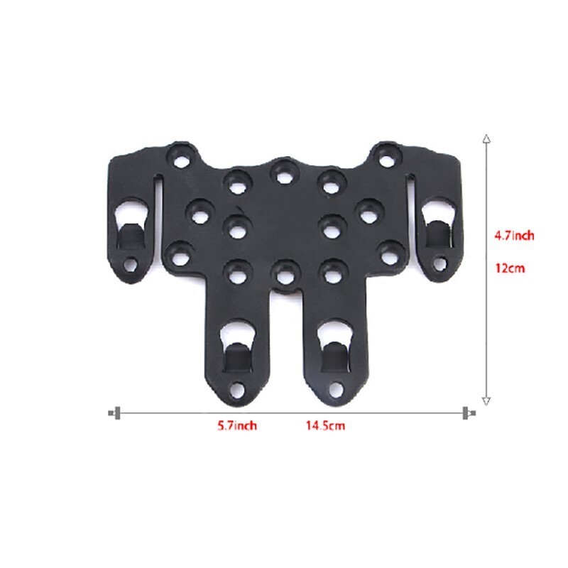 Tactical QC Chest Rig Panel & Holster Rail Mount