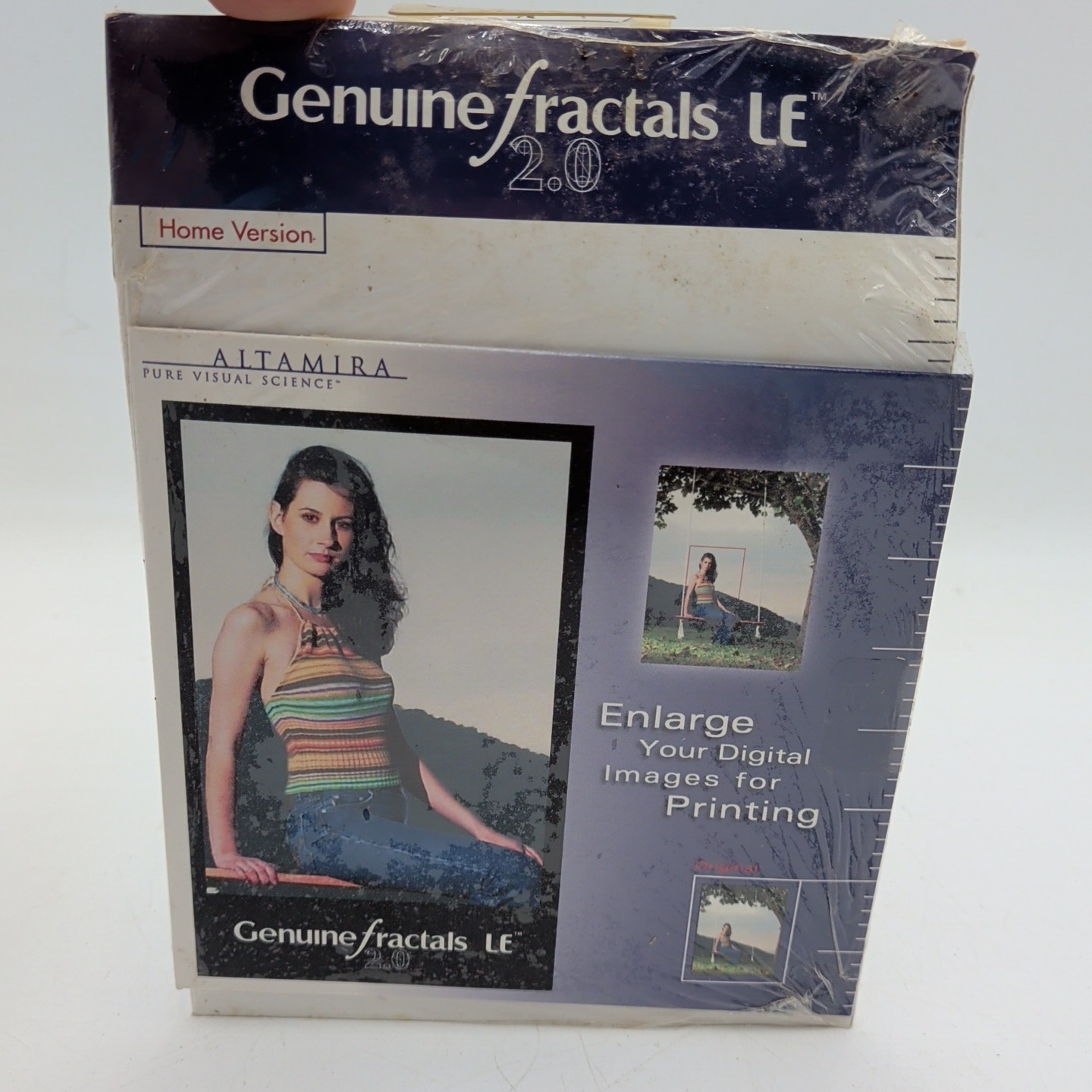 Genuine Fractals LE 2.0 Software CD Image Editor Vintage New Sealed Windows Mac