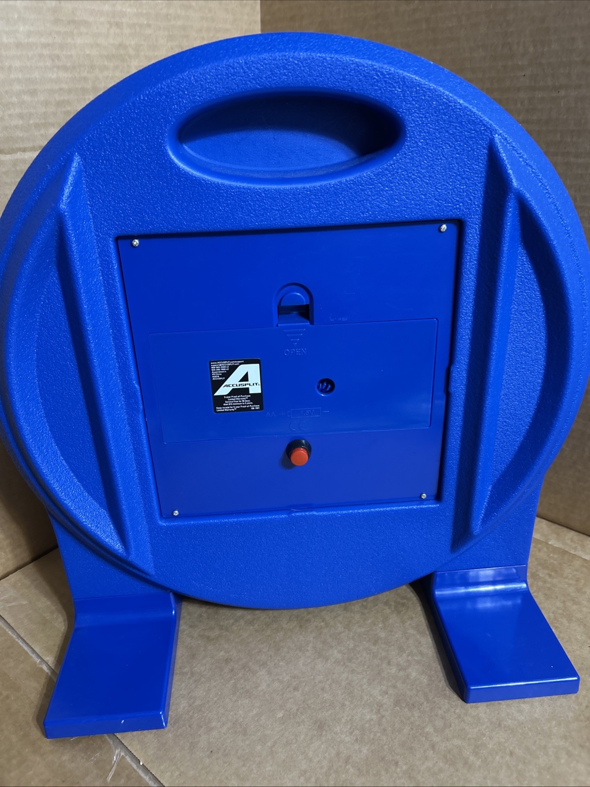 ACCUSPLIT AX850 LANE TIMER/PACE CLOCK, BLUE, 15-INCH