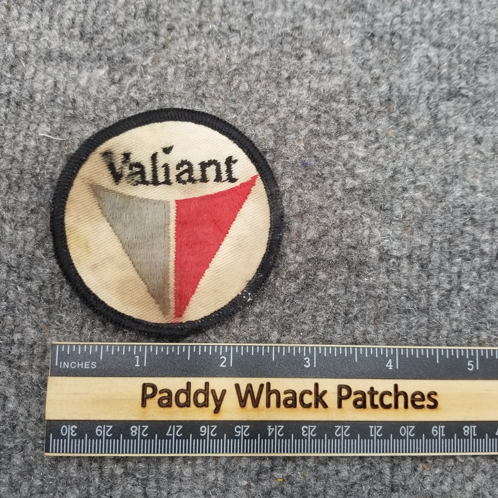 Vintage Plymouth Valiant Patch Car Auto Automobile Racing 70s 80s Cars A0l
