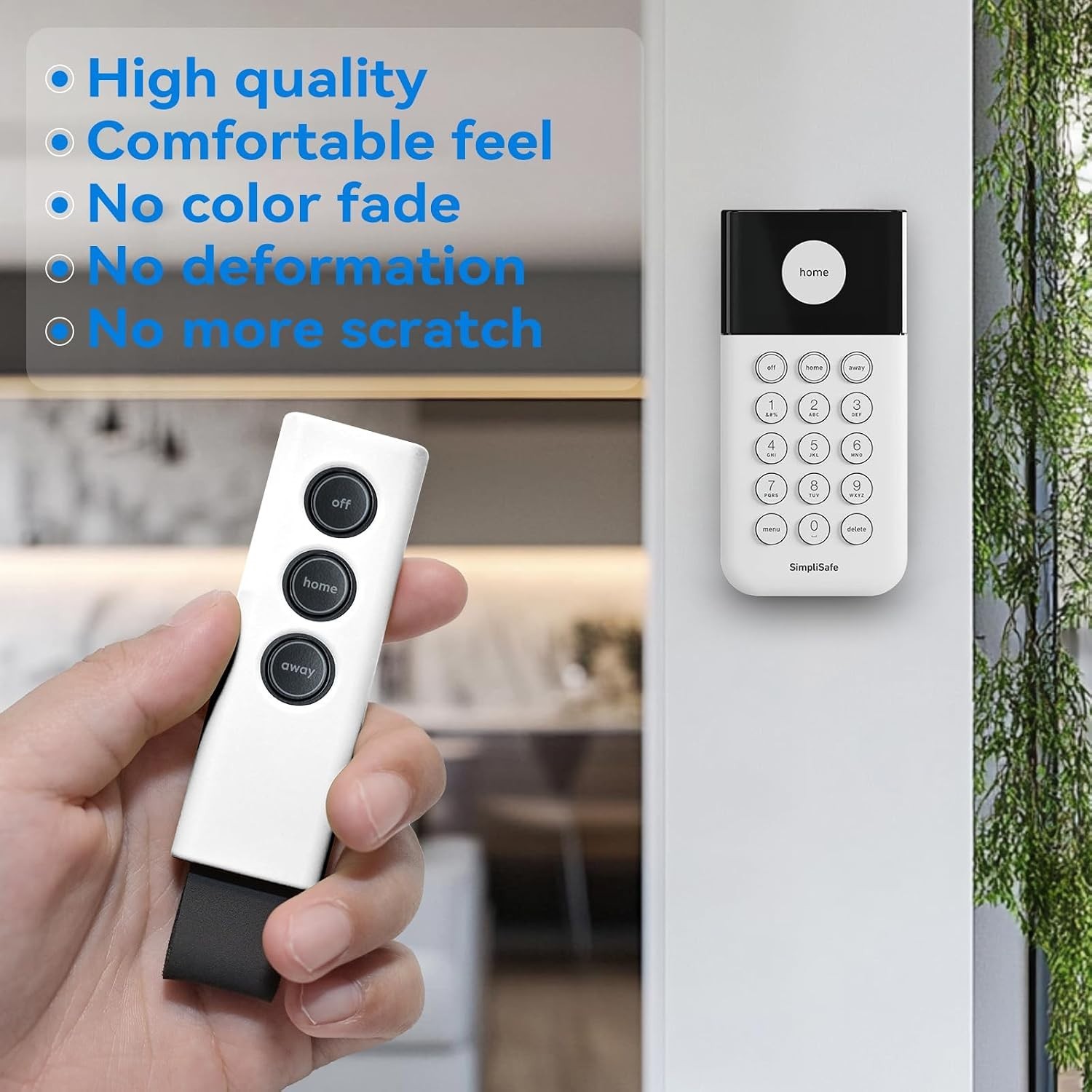 Protective Silicone Sleeve for SimpliSafe KeyFob - Soft Touch & Vibrant Colors