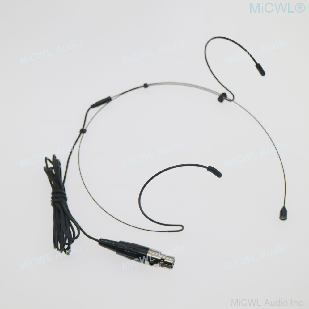 UR3-Shure Ear Head Headset Microphone For Shure ULXD SLXD ULX SLX PGXD Black