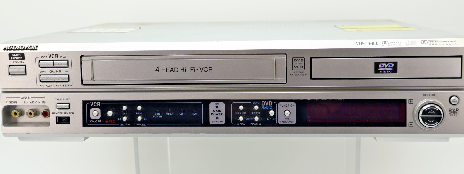 RARE Vintage Audiovox VD1400HT Home Theater 5.1 Surround w/ VCR & DVD Combo