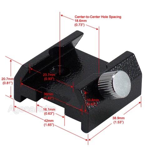 Synta / Vixen Style Finder Dovetail Base f/ GSO Crayford Focuser M4 Screw CFURB