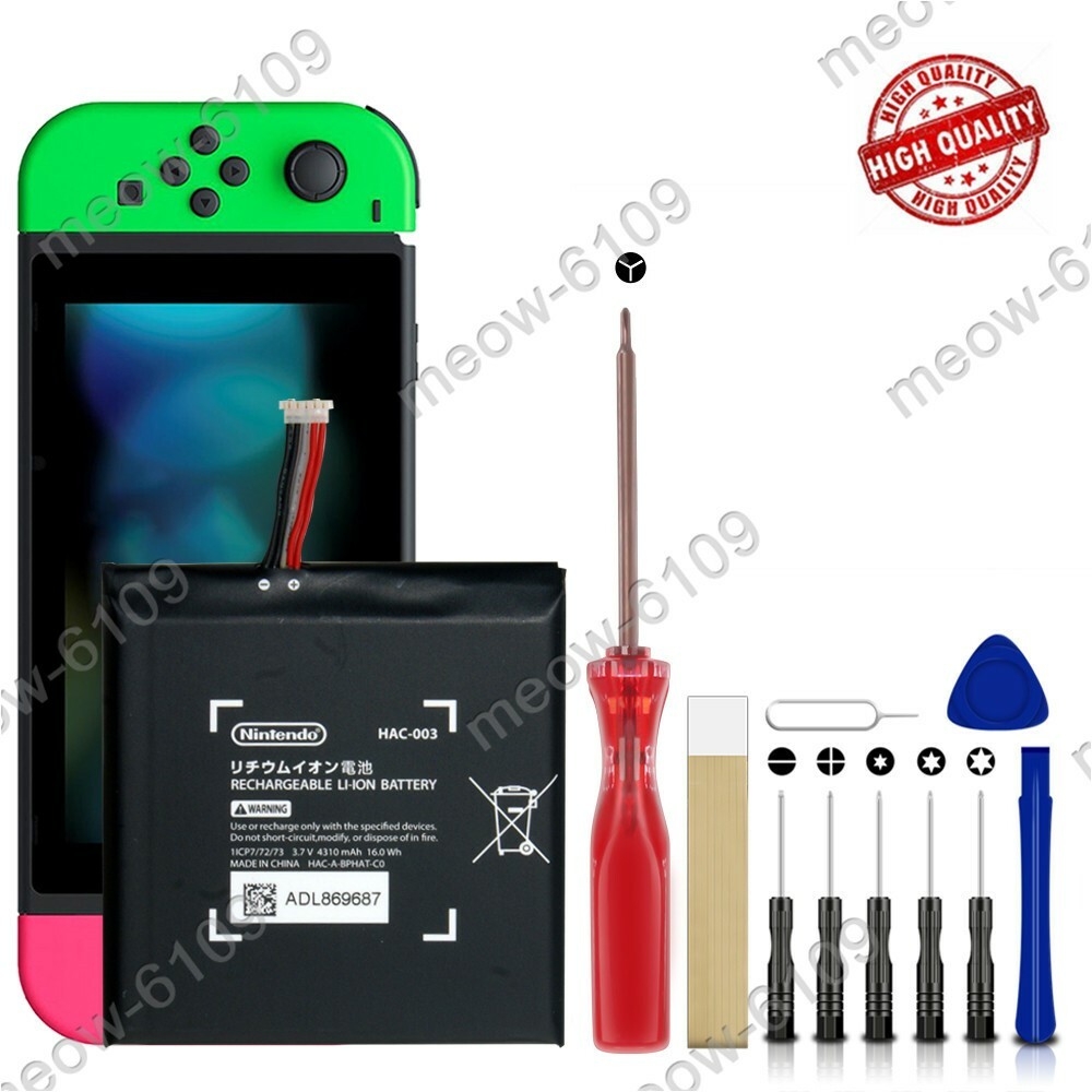 For Nintendo Switch Battery HAC-003 Replacement Part HAC-001 Game