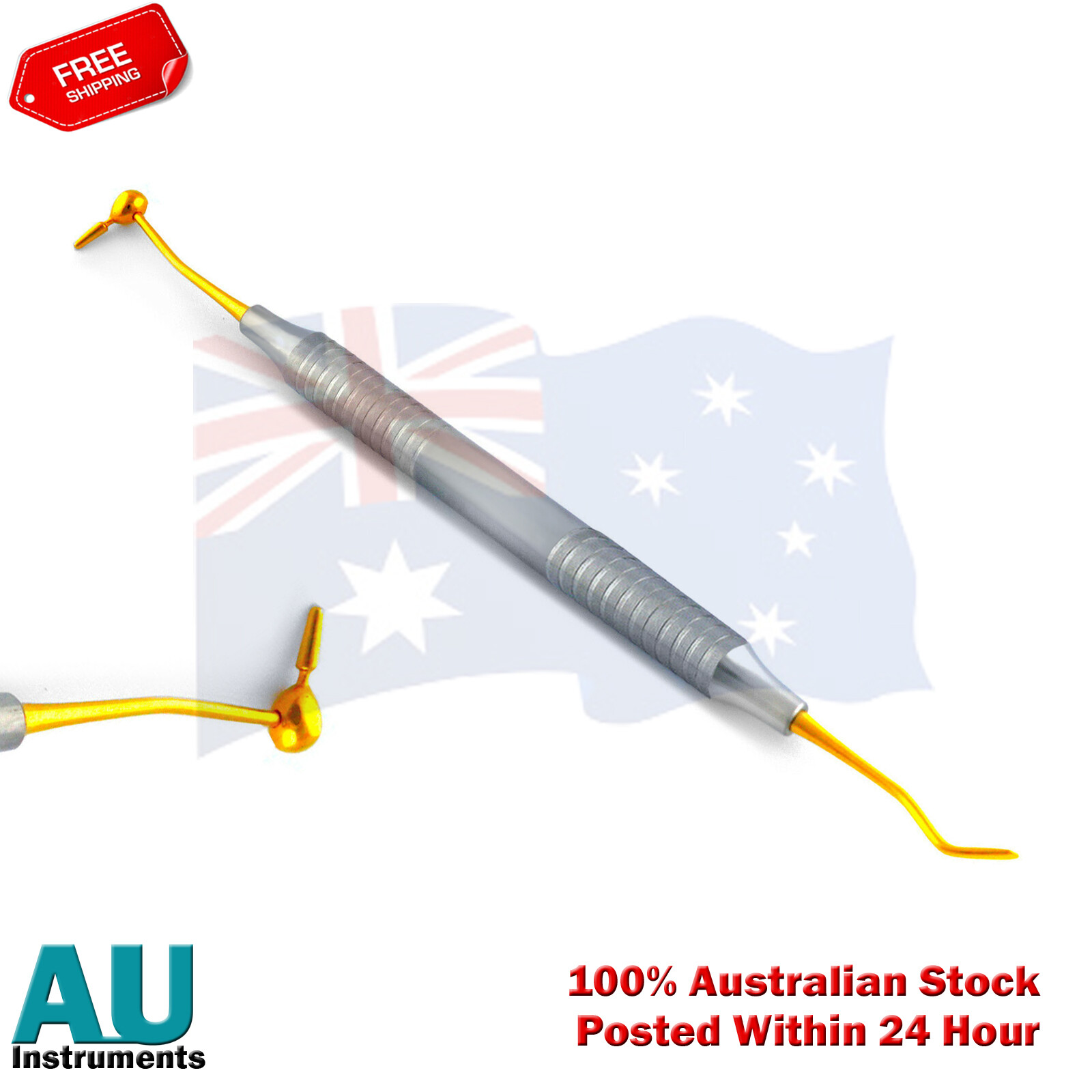 Dental Instrument Composite Filling CIG 6 Gold Point Dentist Scalers New CE