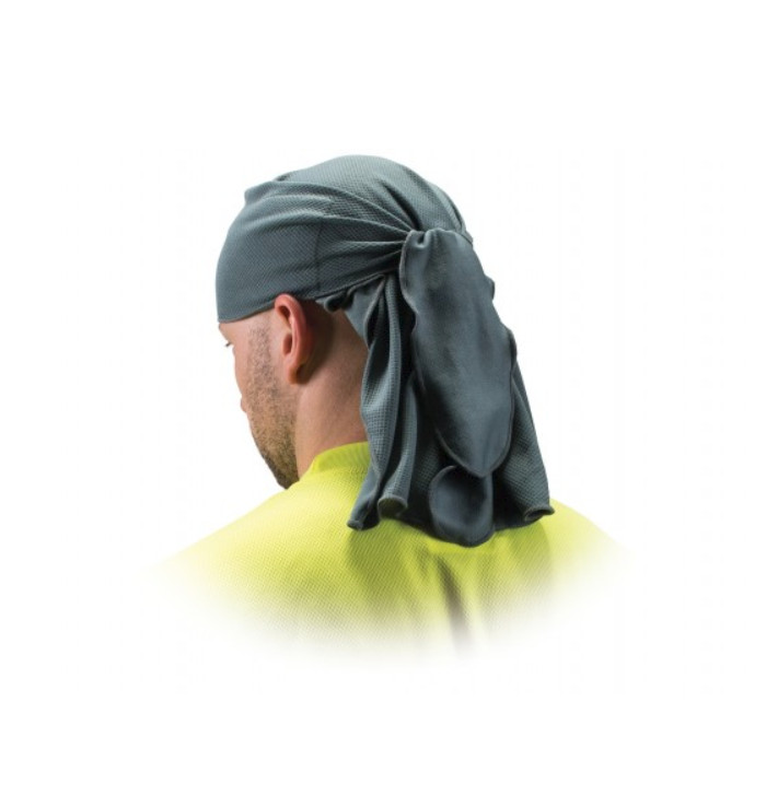 Pyramex CSKT212 Gray Moisture-wicking Skull Cap with Ties (Qty. 1)