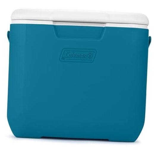 Chiller Wheeled Cooler with Ice Retention 30qt Ocean Blue