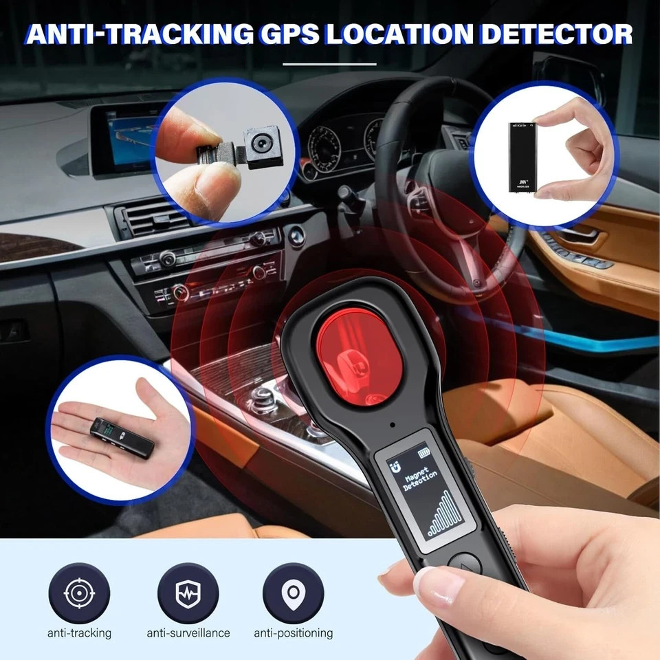 Hidden Camera Detector, GPS Tracker Detector, Anti Spy RF Detector, Bug Detector