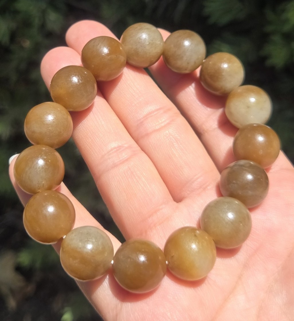 Authentic Hetian Jade Bracelet - Qiemo "Sugar" Jade - Smooth & Auspicious