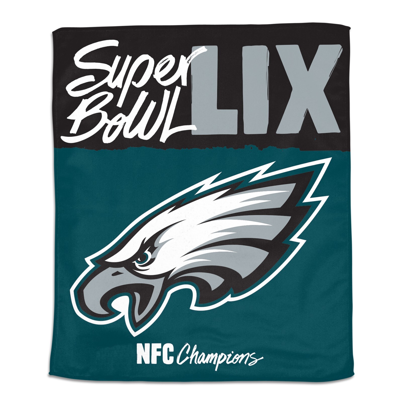 Super Bowl 59 LIX Philadelphia Eagles 15x18 Rally Towel NFC Champions