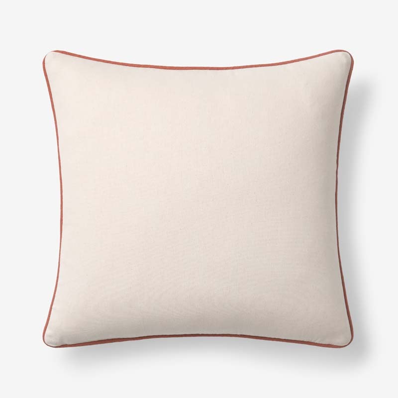 Multicolored with Contrast Piping Decorative Square Pillow Cover|60260