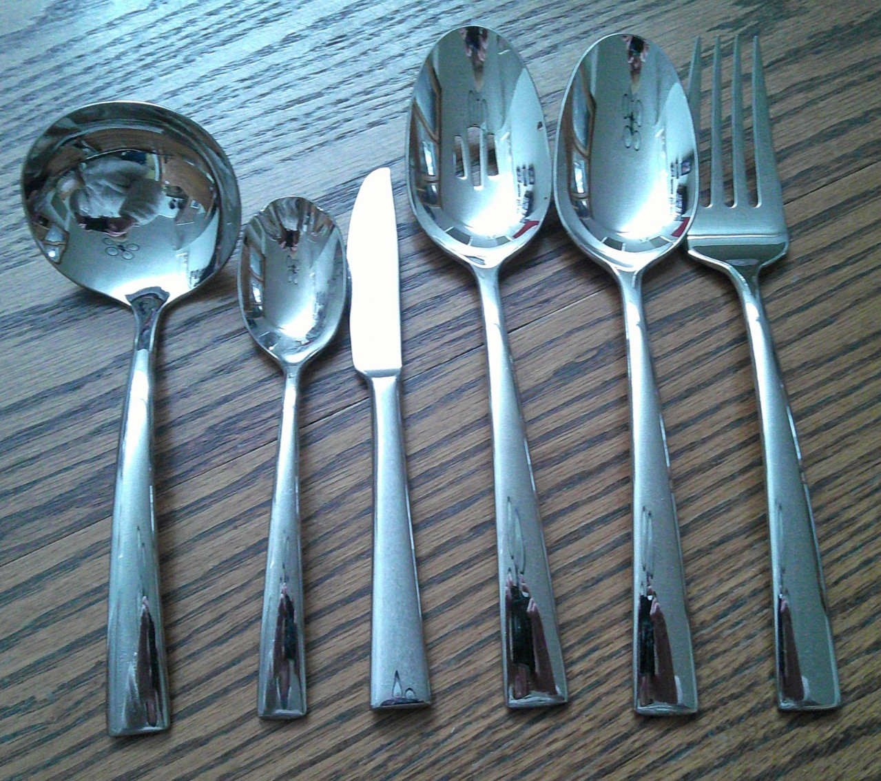 Robinson 18/10 Premium Stainless Serving Set, MINT, HIGH GLOSS, HEAVY WEIGHT! J6