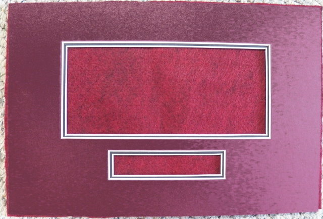 8"X12" Double Mat for Civil War or Other Currency *NEW*