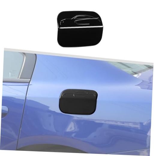 Fuel Door Gas Cap Cover Trim Fit for Dodge Charger 2011-2024 () Black
