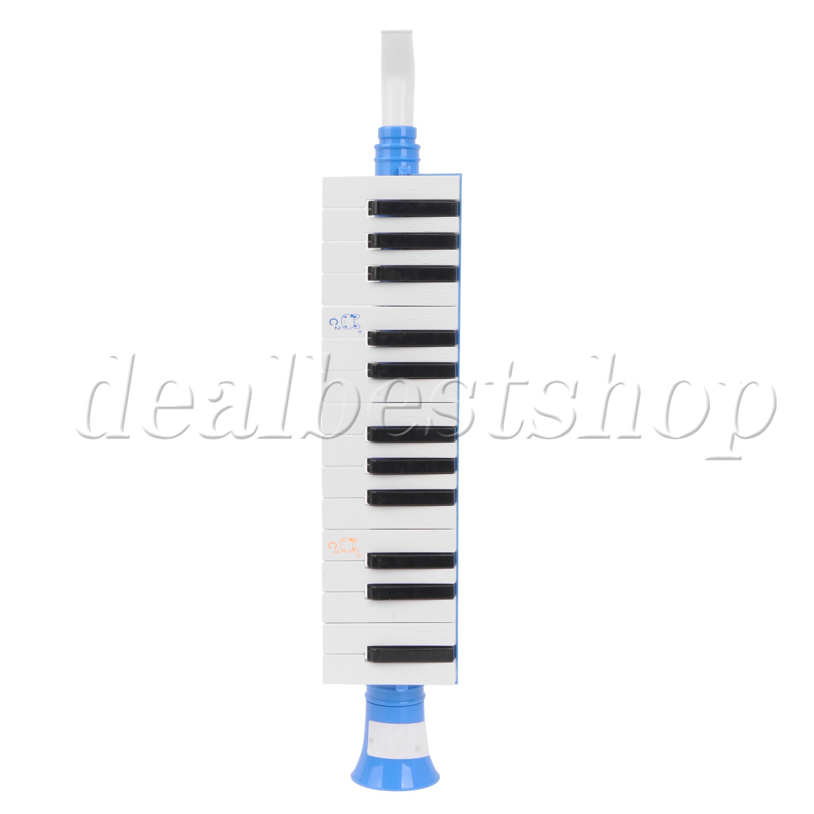 27 Key Melodica Instrument with Mouthpiece Air Piano Keyboard Blue
