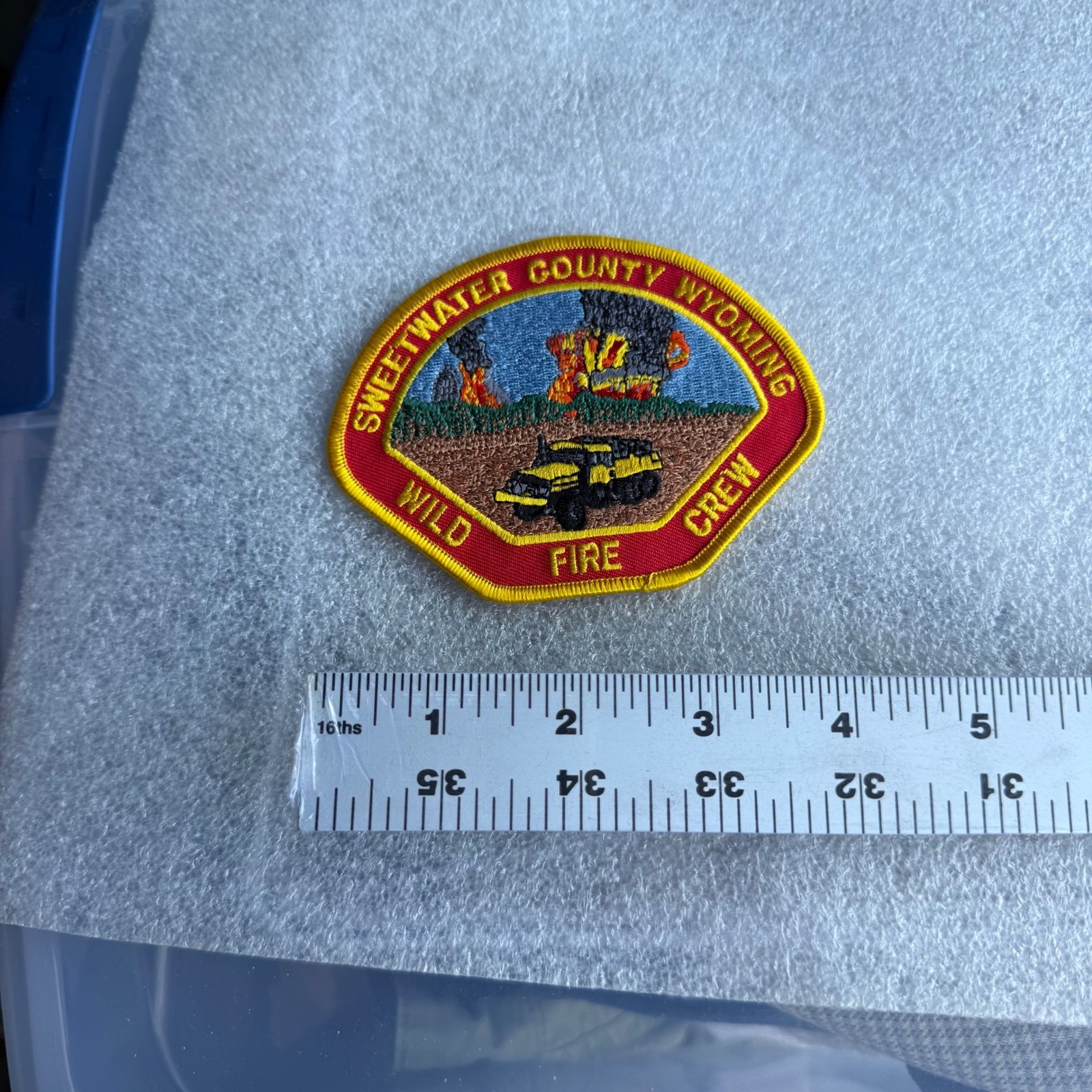 Sweetwater County Wyoming Wildland Fire Crew Patch Uniform Emblem