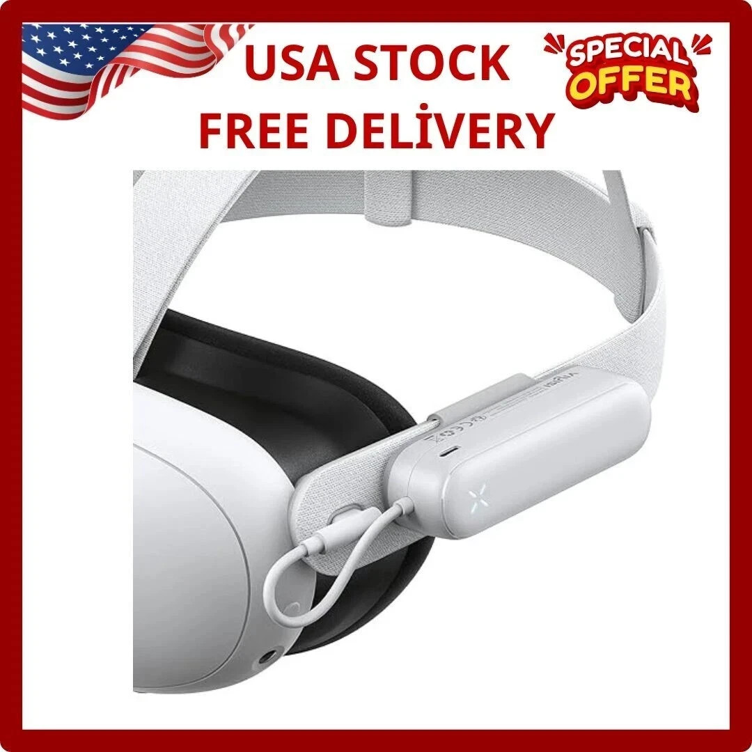 Battery Pack for Meta Quest 3/3S and Oculus Quest 2, 5000Mah Extended Battery fo
